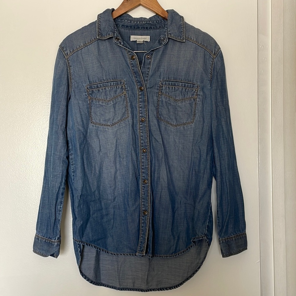 Treasure & Bond Denim Jean Shirt